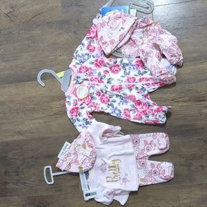 Premie baby girl clothes lot bundle Gerber and wonder nation